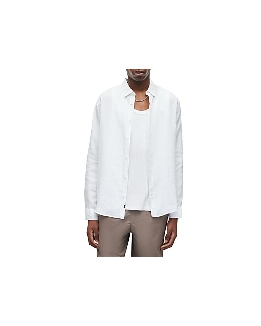 AllSaints Cypress Long Sleeve Button Front Shirt