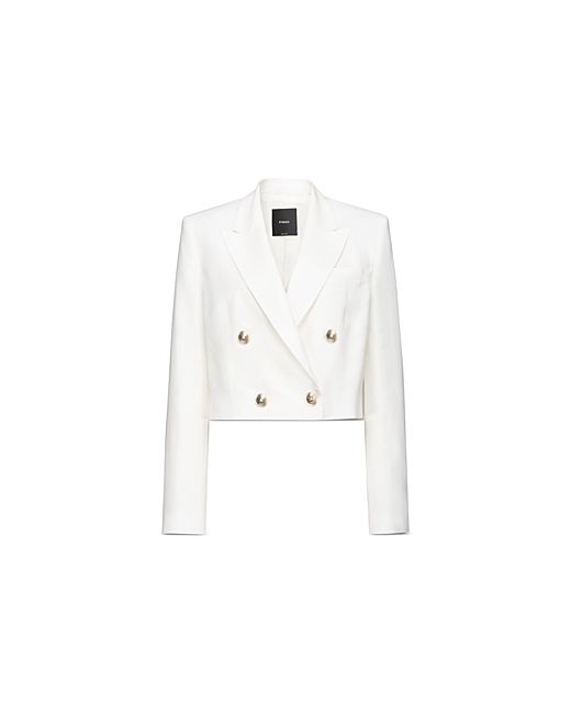 Pinko Double Breasted Cropped Blazer