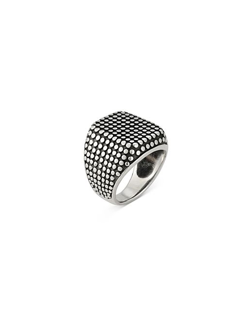 Milanesi And Co Dotted Square Signet Ring
