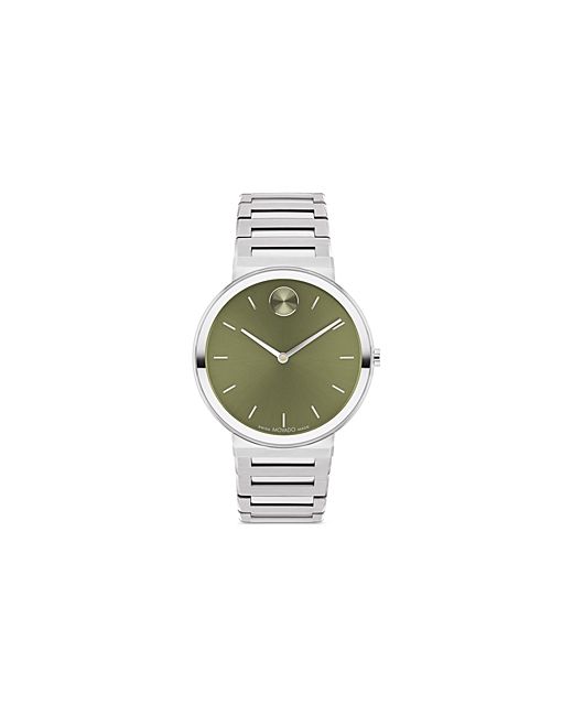 Movado Bold Horizon Stainless Steel Watch 40mm