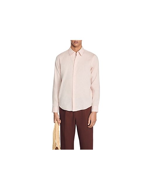 Sandro Classic Fit Button Down Shirt