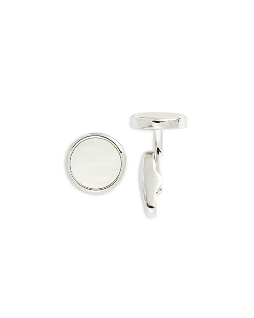 Link UP Round Mother Of Pearl Cufflinks