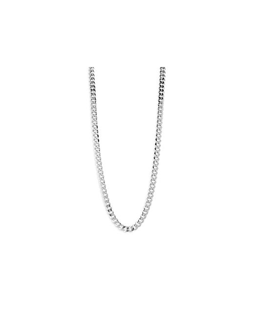 Milanesi And Co Sterling Curb Chain Necklace 7mm 20