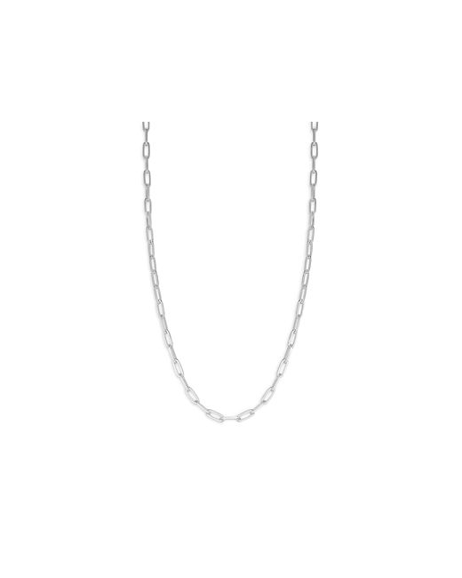Milanesi And Co Sterling Paperclip Chain Necklace 20