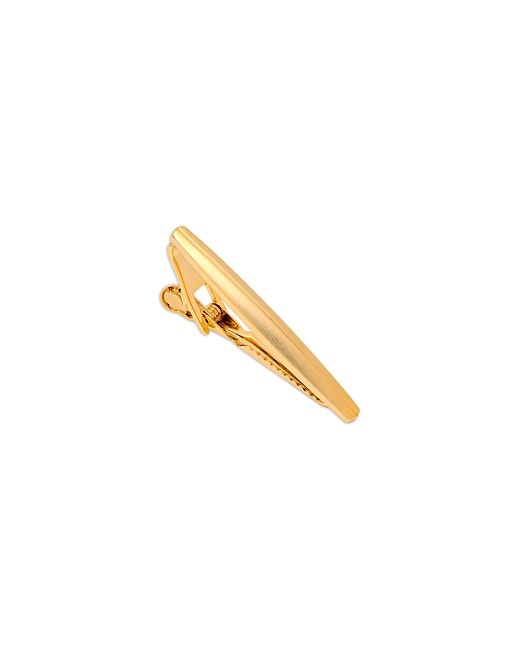 Link UP Two Tone Rhodium Plated Short Tie Bar