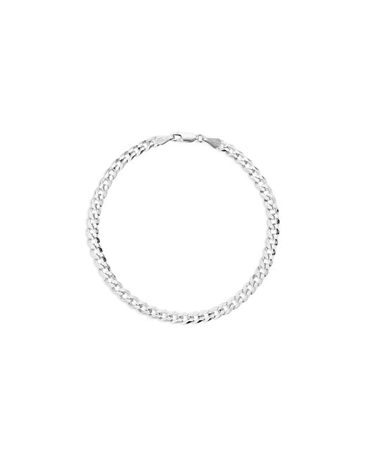 Milanesi And Co Sterling 5mm Curb Chain Bracelet