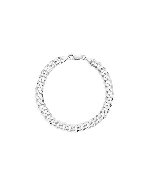 Milanesi And Co Sterling 7mm Curb Chain Bracelet