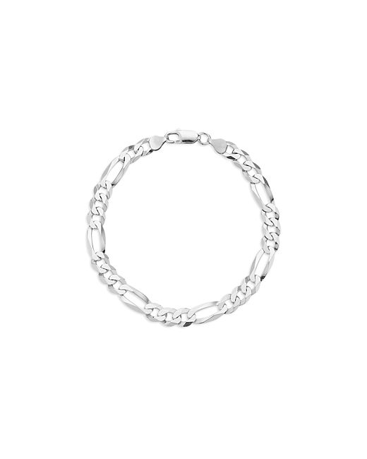 Milanesi And Co Sterling 11mm Figaro Chain Bracelet