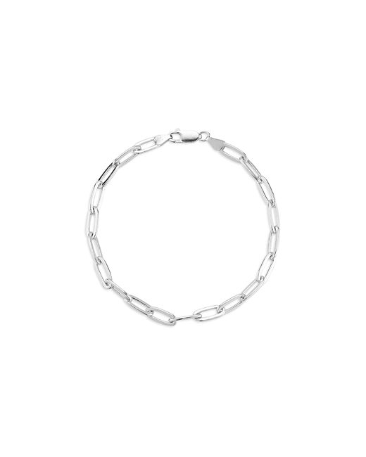 Milanesi And Co Sterling Paperclip Chain Bracelet