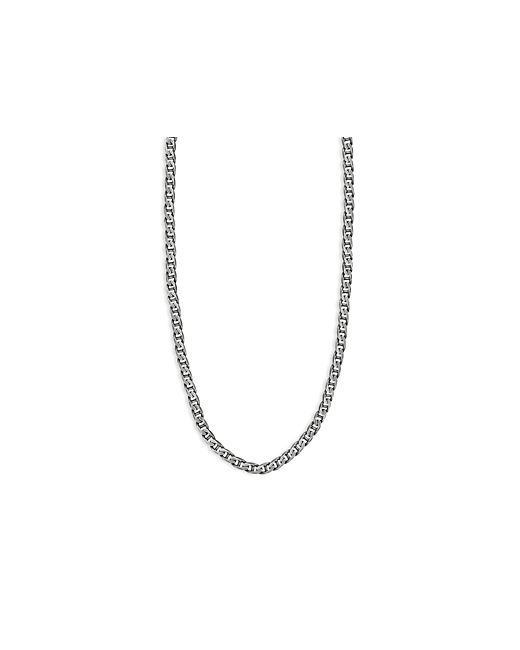 Milanesi And Co Sterling Oxidized Mariner Link Chain Necklace