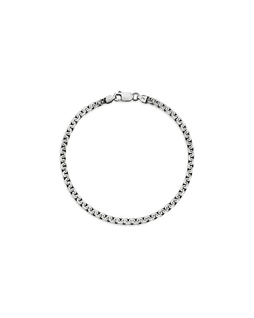 Milanesi And Co Sterling Oxidized Box Chain Bracelet