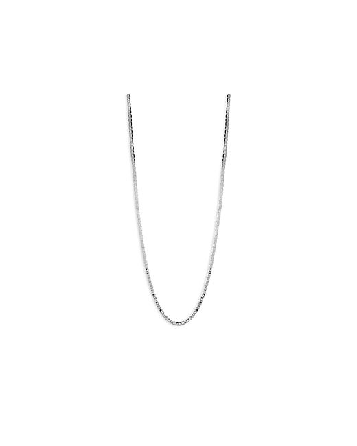 Milanesi And Co Sterling 3mm Mariner Link Chain Necklace 20