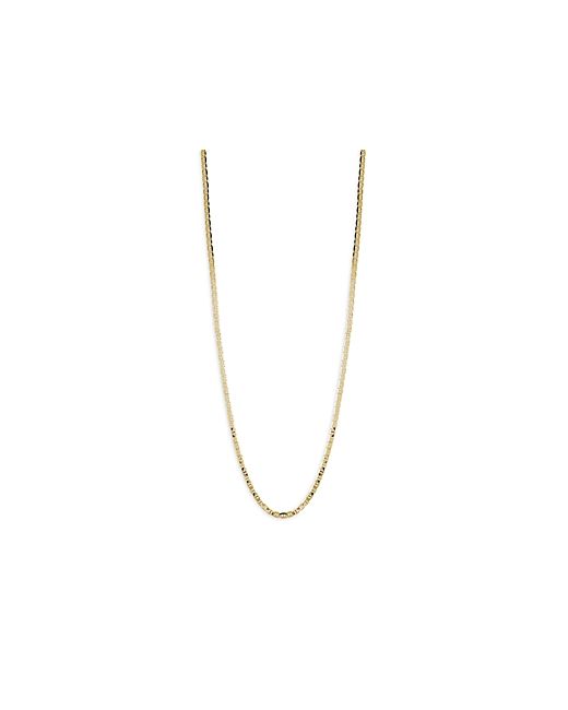 Milanesi And Co 18K Yellow on Sterling Silver 3mm Mariner Link Chain Necklace 20