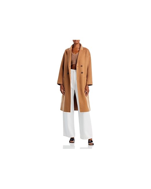 Anine Bing Dylan Wool Cashmere Trench Coat