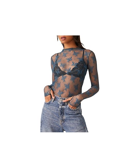 Free People Lady Lux Mesh Layering Top
