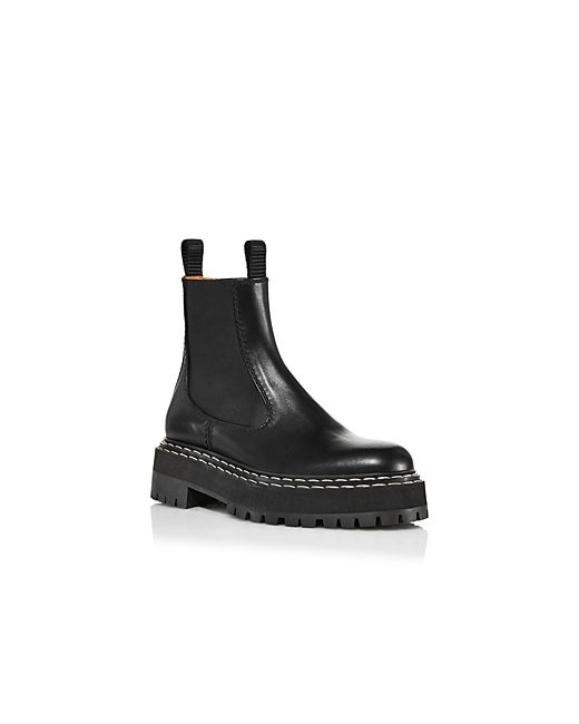 Proenza Schouler Pull On Lug Sole Chelsea Boots