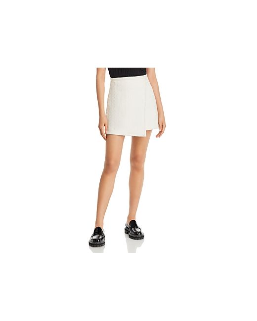 Proenza Schouler White Label Tweed Wrap Mini Skirt