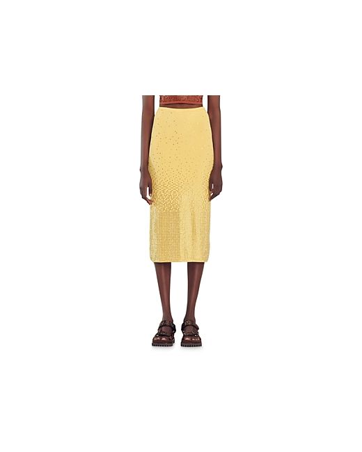 Sandro Manray Embellished Midi Skirt