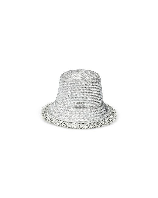 Cult Gaia Kumi Metallic Fringe Hat