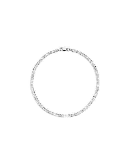 Milanesi And Co Sterling 3mm Mariner Link Chain Bracelet