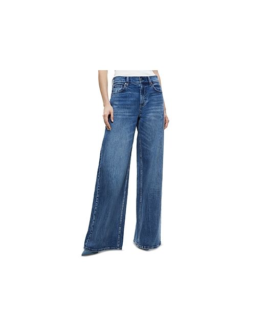 Alice + Olivia Trish Mid Rise Baggy Jeans in