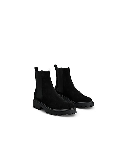 Tod's Pull On Lug Chelsea Boots