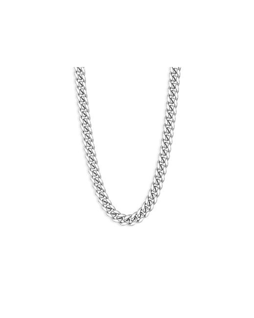 Aqua Blaire Chunky Chain Necklace in Sterling 18 100 Exclusive