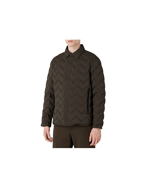 Armani Zip Front Quilted Jacket