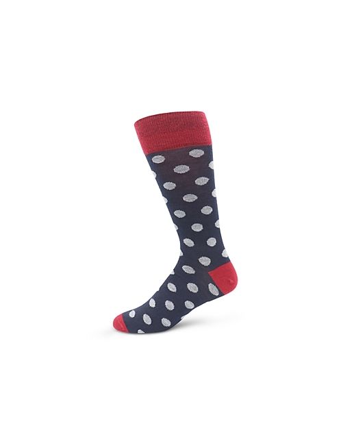 The Men's Store At Bloomingdale's Cotton Blend Contrast Dots Socks 100 Exclusive