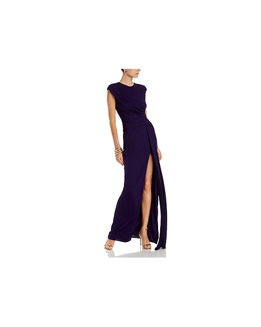 H Halston Giovanna Ruched Gown