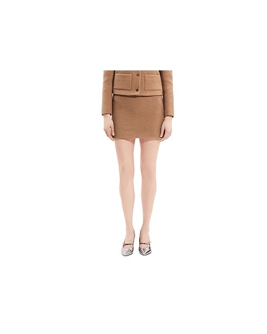 Theory Tweed Mini Skirt