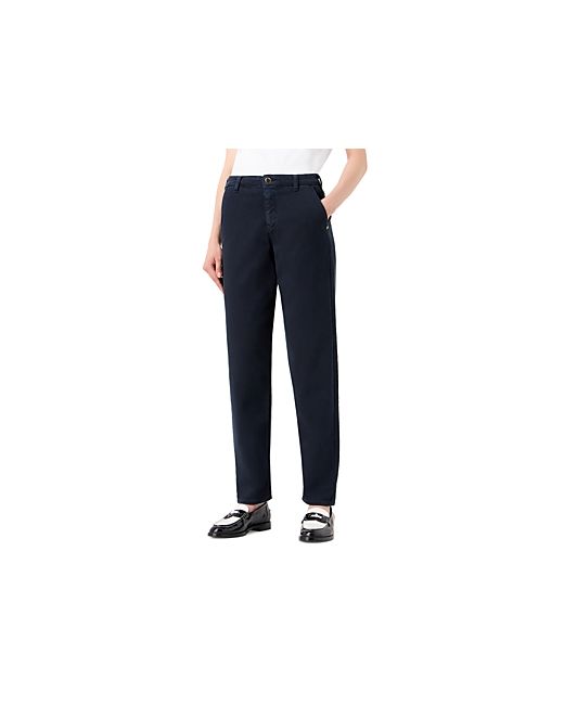 Armani Emporio Garment Dyed Relaxed Fit Pants