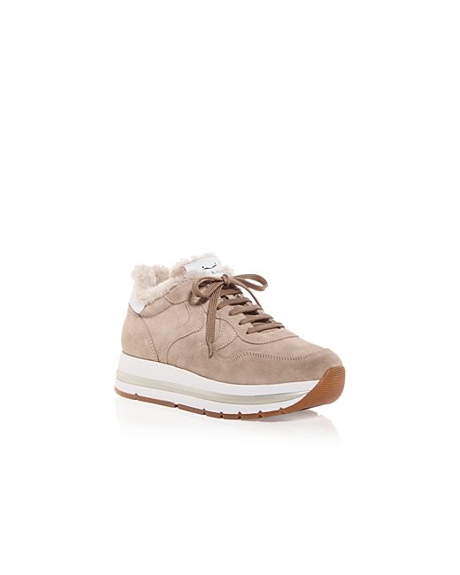 Voile Blanche Maran Shearling Low Top Sneakers
