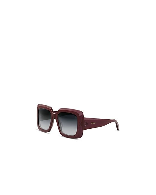 Celine Bold 3 Dots Square Sunglasses 54mm