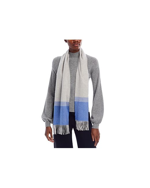 C By Bloomingdale's Cashmere Blockstripe Woven Scarf 100 Exclusive
