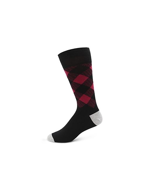 The Men's Store At Bloomingdale's Cotton Blend Oxford Argyle Crew Socks 100 Exclusive