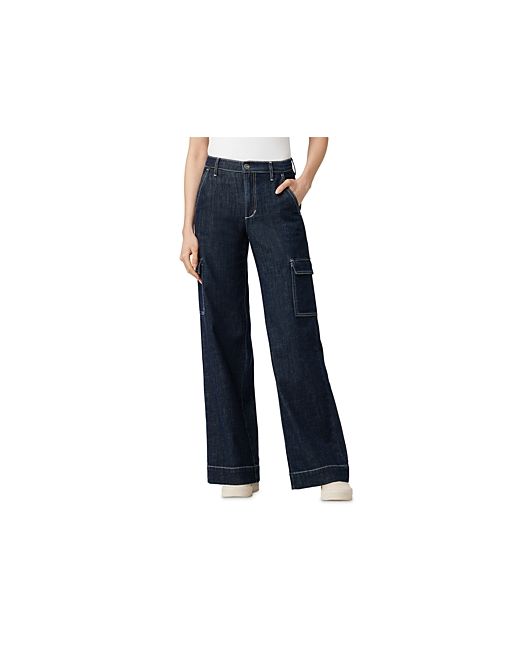 Joe's Jeans The Petra Cargo High Rise Wide Leg Jeans in