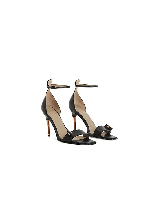 AllSaints Betty Square Toe Bolt Style High Heel Sandals