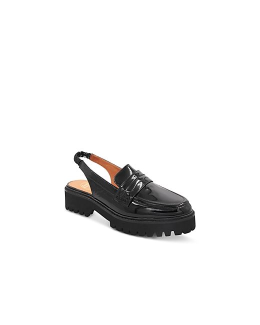Andre Assous Rita Almond Toe Patent Slingback Loafers