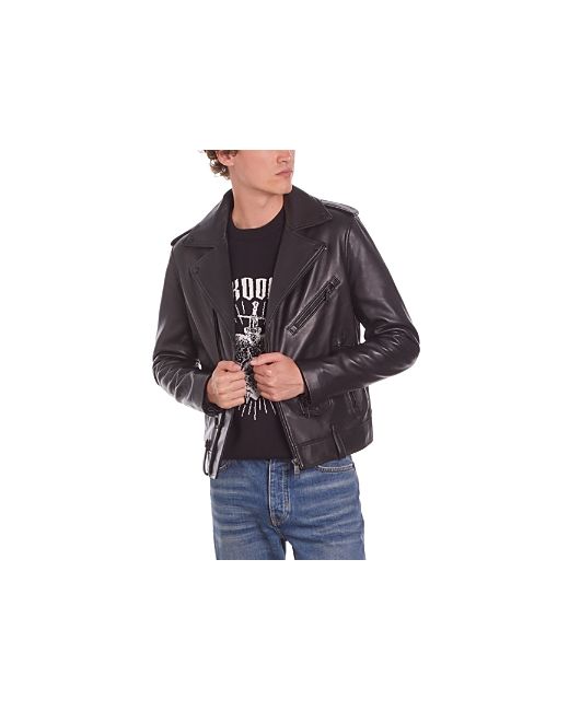 The Kooples Classic Fit Leather Jacket