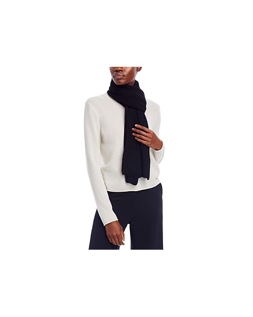 C By Bloomingdale's Cashmere Rib Knit Scarf 100 Exclusive