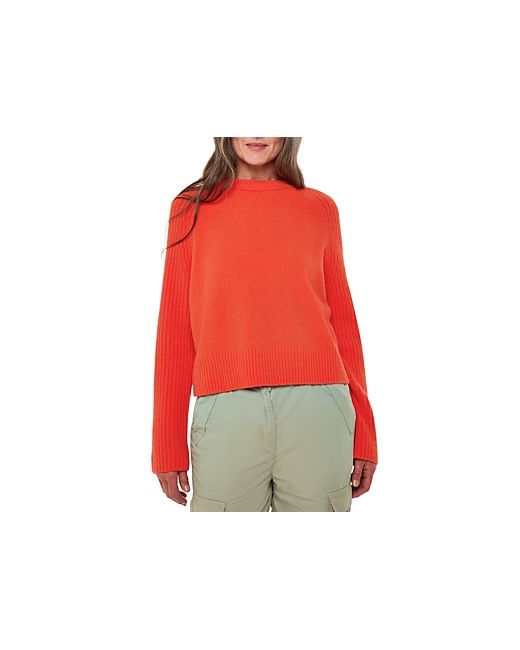 Whistles Mixed Rib Funnel Neck Sweater