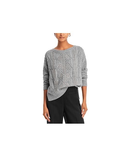 Ramy Brook Lucille Cable Knit Sweater