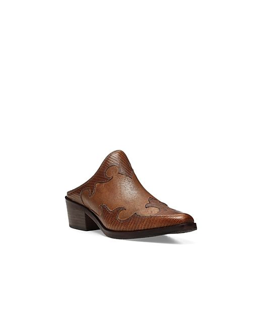Donald J Pliner Western Pointed Toe Mules