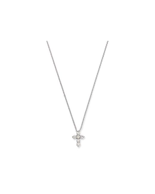 Bloomingdale's Diamond Cross Pendant Necklace in 14K Gold 0.30 ct. t.w.