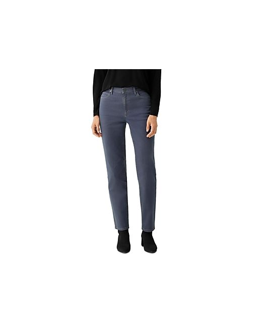 Eileen Fisher High Rise Slim Fit Jeans in Dark Night