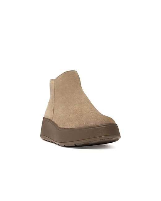 FitFlop F Mode Suede Platform Ankle Boots