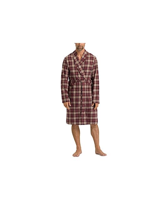 Hanro Homey Checked Robe
