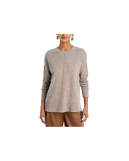 C By Bloomingdale's Cashmere C by Bloomingdales High/Low Cashmere Crewneck Sweater 100 Exclusive