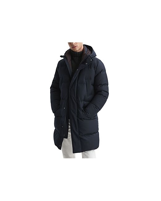 Reiss Billings Quilted Mid Length Coat